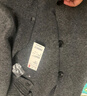 優(yōu)衣庫男女裝souffle?yarn舒芙蕾針織開(kāi)衫/毛衣毛衫25新款480023 08 深灰色 L 曬單實(shí)拍圖