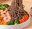 云山半0脂肪蕎麥方便面60g*30包+油醋汁280g 面條掛面泡面代餐拌面面餅 曬單實(shí)拍圖