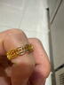 銅錢(qián)金戒指鏤空設計精致吸睛好運日常佩戴顯格調氣場(chǎng)百搭不掉色 簡(jiǎn)約金色錢(qián)幣戒指1個(gè) 曬單實(shí)拍圖