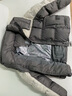 雪中飛 SNOW FLYING撞色羽絨服女士短款2025新款戶(hù)外時(shí)尚百搭面包服拼接保暖冬季外套 灰褐咖 S 155（100斤以?xún)龋?曬單實(shí)拍圖