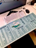 索能（SUONENG）清正廉潔加熱鼠標墊超大文化主題宣傳展板辦公政府桌面墊定制訂做 MS-1245【清正廉潔】 300x800mm3毫米 曬單實(shí)拍圖