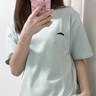 安踏（ANTA）短袖t恤女裝冬季輕薄透氣冰絲速干衣寬松大碼跑步健身休閑運(yùn)動(dòng)服 -2霧灰綠（男女同款） M 170 曬單實(shí)拍圖