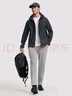 DESCENTE迪桑特TRAINING系列綜訓訓練運動(dòng)健身男士梭織上衣 CC-Asphalt XL (180/100A) 曬單實(shí)拍圖