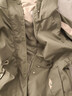 皮爾卡丹（pierre cardin）高級(jí)感短款?yuàn)A克女小個(gè)子2024年春秋新款韓版英倫風(fēng)休閑連帽短外套 豆綠色 M 建議95-110左右 曬單實(shí)拍圖