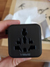 摩米士（MOMAX）雙AC超Mini轉換插頭全球通用插座轉換器2位多國旅行出國留學(xué)港澳日韓歐洲英美澳標多功能插座 黑色 曬單實(shí)拍圖