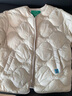 M.Latin/[藝術(shù)家系列]馬拉丁童裝大童羽絨服冬新款三防絨輕薄羽絨服 白灰 110 cm 曬單實(shí)拍圖