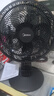 美的（Midea）電風(fēng)扇臺扇風(fēng)扇7葉3檔臺式家用宿舍臥室臺風(fēng)扇客廳辦公室節能省電音靜搖頭電扇 黑色30D 曬單實(shí)拍圖