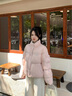 Teenie Weenie【小熊軟糖】女裝羽絨服25年冬新款輕戶(hù)外感保暖外套 粉色 S 曬單實(shí)拍圖