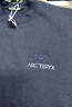 ARC'TERYX始祖鳥(niǎo) EMBLEM FLEECE CREW 男子 抓絨衫 Black Sapphire/藍黑色 M 曬單實(shí)拍圖