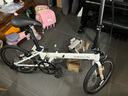 大行（DAHON）青春版P8折疊自行車20寸8速成人超輕男女式單車KAC081 亮面白 曬單實拍圖