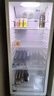 美的（Midea）318升展示柜冷藏保鮮柜風(fēng)冷臺式單門(mén)飲料柜蛋糕柜鮮花柜酒水水果便利店冰箱冰柜SC-318GM(EB)黑色 曬單實(shí)拍圖