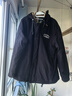 皮爾卡丹（pierre cardin）【品牌特恵】男裝 外套男秋冬季棉工裝大碼寬松加絨加厚上衣服夾 黑灰色 2XL 曬單實(shí)拍圖