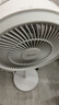 美的（Midea）【暴風(fēng)循環(huán)】空氣循環(huán)扇大風(fēng)量搖頭電風(fēng)扇家用臺式落地扇輕音臥室節能小風(fēng)扇柔風(fēng)輕羽扇 FGA24TQ 曬單實(shí)拍圖