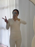 愛(ài)莉安娜孕婦保暖內衣套裝產(chǎn)后哺乳秋衣秋褲品質(zhì)月子服睡衣喂奶 抹茶色-秋衣秋褲套裝 L（110-130斤 曬單實(shí)拍圖
