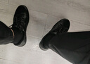 愛步（ECCO）高端輕奢牛皮系帶休閑板鞋 柔酷7號男鞋系列470824 黑色39 HL 曬單實拍圖