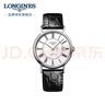 浪琴（LONGINES）瑞士手表 時(shí)尚系列 機械皮帶女表L43224112 曬單實(shí)拍圖