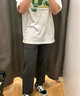 優(yōu)衣庫【狂歡價(jià)】男裝女裝水洗寬松休閑束腳褲/長(cháng)褲/休閑褲479965 479965/08深灰色 M 曬單實(shí)拍圖