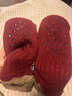 暢印襪子超厚室內防滑寬松老人睡覺(jué)暖腳保暖地板襪冬季加厚地板襪 酒紅 M 39-42碼(26cm) 曬單實(shí)拍圖