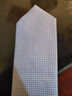 帶帶帥新款桑蠶絲真絲領(lǐng)帶男士正裝商務(wù)新郎結婚職業(yè)上班酒紅領(lǐng)帶 天藍千鳥(niǎo)格 真絲手打 曬單實(shí)拍圖