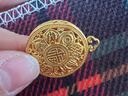 金至尊（3DG Jewellery）許凱同款黃金吊墜八寶羅盤(pán)999足金掛墜不含項鏈生日禮物計價(jià) 小板-金重4.60克（配珠寶禮盒） 曬單實(shí)拍圖