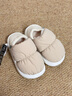 大嘴猴兒童防水棉拖鞋秋冬男童女童厚底防滑室內包跟小孩棉鞋 奶茶31-32 曬單實(shí)拍圖