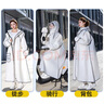電動(dòng)車(chē)6209新款成人雨衣電動(dòng)車(chē)長(cháng)款全身防暴雨男女通用戶(hù)外雨衣 6209米白色（包邊款） XL（適合身高160-170cm） 曬單實(shí)拍圖