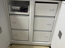 美的（Midea）首創(chuàng  )45cm超薄嵌入餐邊柜家用客廳冰箱左餐右廚大容量底部散熱十字四開(kāi)門(mén)國家補貼BCD-427WUSGPZM 曬單實(shí)拍圖