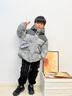 G.duck小黃鴨童裝男童羽絨棉服冬季2026新款兒童棉衣男孩中大童加厚外套 綠色 120 建議110-120cm6-7歲 曬單實(shí)拍圖