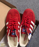 阿迪達斯（adidas）三葉草男女鞋GAZELLE INDOOR低幫休閑鞋IF1808紅白37 曬單實(shí)拍圖
