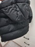 保姆鵝 兒童羽絨服寶寶短款加厚白鴨絨外套男童女童保暖防風(fēng)冬裝 黑 100 曬單實(shí)拍圖