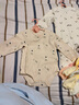 babylove嬰兒包屁衣秋季長(cháng)袖男女寶寶三角哈衣休閑居家爬服松間明月 松間明月 90cm 曬單實(shí)拍圖