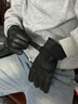 俞兆林皮手套男冬加絨加厚保暖防寒騎行電動(dòng)車(chē)摩托車(chē)防滑防風(fēng)手套 黑色 曬單實(shí)拍圖