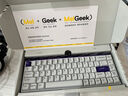 MelGeekMADE68 PRO+磁軸鍵盤TTC萬磁王紫心軸RT0.01電競游戲客制化機械無畏契約打瓦小蜜蜂情侶 MADE68 PRO+紫光【紫心軸】 有線MelGeek 68鍵 曬單實拍圖