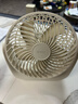公牛USB桌面風扇 【電芯3C認證】迷你輕音小電扇4000mAh長續(xù)航 壁掛兩用充電款-米云白 曬單實拍圖