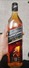 尊尼獲加（JOHNNIE WALKER）洋酒 12年黑方黑牌500ml 蘇格蘭調和型威士忌無(wú)盒 曬單實(shí)拍圖
