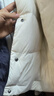 坦博爾羽絨服馬甲女立領(lǐng)寬松外搭短款羽絨背心外套TD236006 小香白 165 曬單實(shí)拍圖