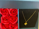 中國黃金四葉草黃金項(xiàng)鏈女2025新款吊墜生日禮物女送女友媽媽老婆結(jié)婚紀(jì)念 足金吊墜+足金鏈+證書禮盒 曬單實(shí)拍圖