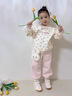 G.DUCKKIDS女童裝運動(dòng)套裝洋氣秋裝2025新款女寶春秋季衛衣小女孩休閑兩件套 粉紅色 80 cm 曬單實(shí)拍圖
