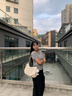 回力包包女韓版休閑大容量2025新款時(shí)尚百搭帆布單肩斜挎包質(zhì)感餃子包 白色【兔子掛件】 曬單實(shí)拍圖