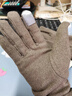 妙奕嘉保暖手套冬季女騎行騎車(chē)觸屏加絨手套防寒防風(fēng)戶(hù)外棉手套開(kāi)車(chē)抓絨 咖啡色蝴蝶結薄絨觸屏手套 均碼 曬單實(shí)拍圖