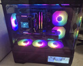 瓦爾基里（VALKYRIE）VK03-M BLACK 黑色 M-ATX 游戲電腦臺式機箱 支持360水冷 6.2吋觸摸屏 曲面玻璃270°海景房 曬單實(shí)拍圖