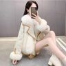 GEBASHAN品牌女裝精仿皮草女短款2025年新款小個(gè)子狐貍毛外套皮毛一體大衣 米白色 預售四天左右發(fā)貨 M 建議 100-115斤 曬單實(shí)拍圖