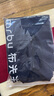 布先生 定制皮標加厚長(cháng)袖T恤秋季拉鏈半高領(lǐng)商務(wù)男裝BT10616 深海藍(左袖皮標） M (170) 曬單實(shí)拍圖