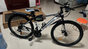 金武端自行車(chē)成人山地車(chē)公路賽車(chē)單車(chē)騎行變速超輕越野中學(xué)生初中青少年 頂配升級版-輻條輪-黑白色 26寸21速 曬單實(shí)拍圖