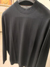 布先生明星同款秋冬季可機洗純羊毛衫男士毛衣 鋼琴黑 XL-180 曬單實(shí)拍圖