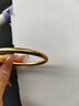 六福珠寶 一生一世黃金手鐲福滿(mǎn)傳家足金素圈計價(jià) 56mm-約13.14克 曬單實(shí)拍圖
