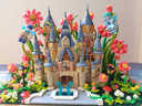 費米（Femibox）夢(mèng)幻花林城堡積木花拼裝玩具桌面擺件朋友生日元旦女生新年禮物 花林城堡【1031顆?！?曬單實(shí)拍圖