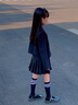 G.DUCKKIDS小黃鴨女童秋季套裝2025新款學(xué)院風(fēng)中大兒童西裝JK百褶裙學(xué)生襯衫 灰色外套+裙子+白襯衫+領(lǐng)帶+掛件 150 建議11~12歲【140-150cm】cm 曬單實拍圖