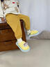 韞舜兒童棉拖鞋女童可愛(ài)室內防滑女孩公主秋冬季男童兔子居家寶寶拖鞋 黃色小羊 26 -27碼內長(cháng)16.5cm（適合3-4周歲） 曬單實(shí)拍圖