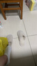 OLOEY半拖鞋女外穿厚底一腳蹬新款洋氣包頭拖鞋配裙子春夏季孕婦懶人鞋 【米白色】德訓半拖鞋久走不累腳 39 【腳胖建議拍大一碼】 曬單實(shí)拍圖